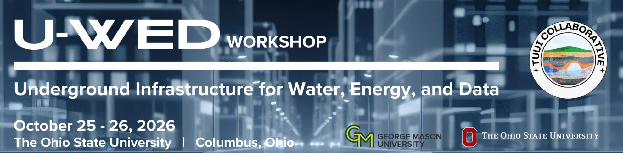U-WED Workshop - Underground Infrastructure for Water, Energy, and Data